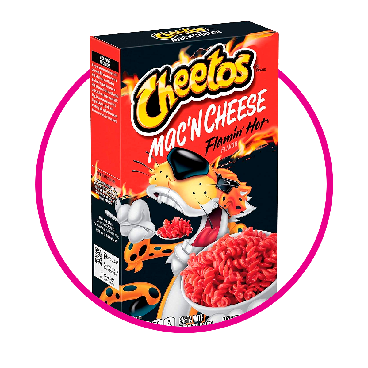 MACN CHEESE CHEETOS FLAMIN HOT PASTE CAJA 160G $%M