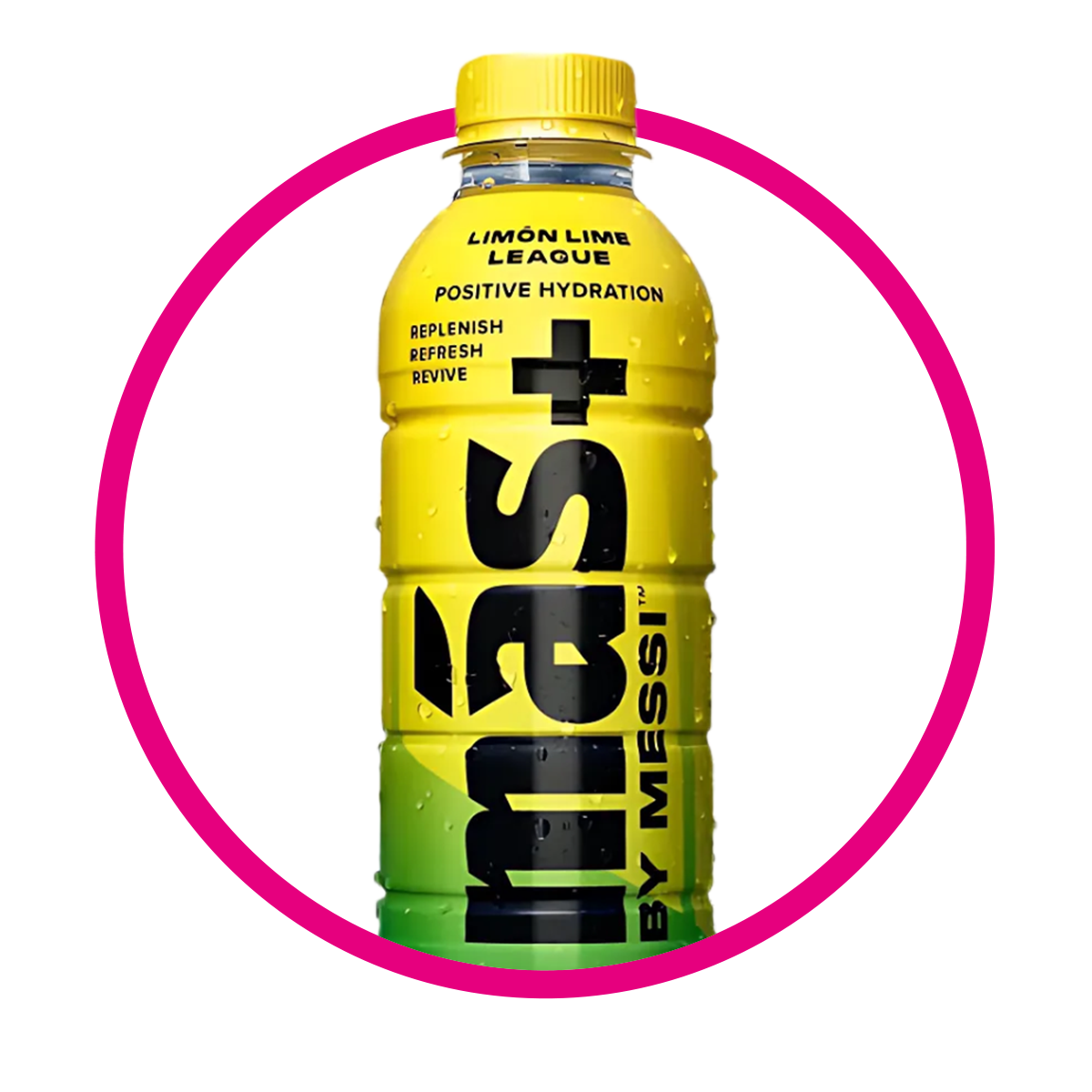 MAS+ BY MESSI LIMON LIME LEAGE BOTELLA 500 ML