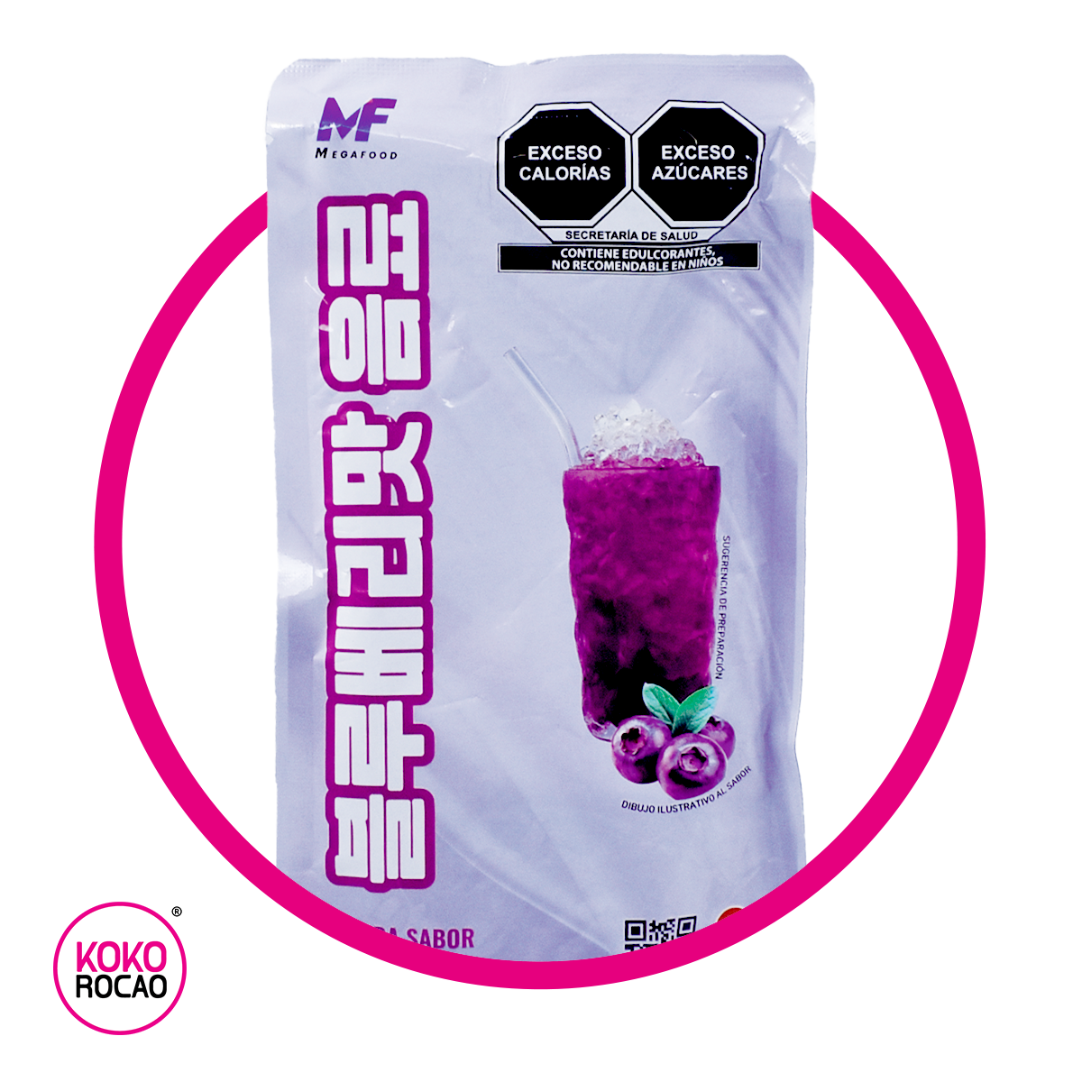 MEGAFOOD JUICE BLUBERRY BOLSA 230ML&