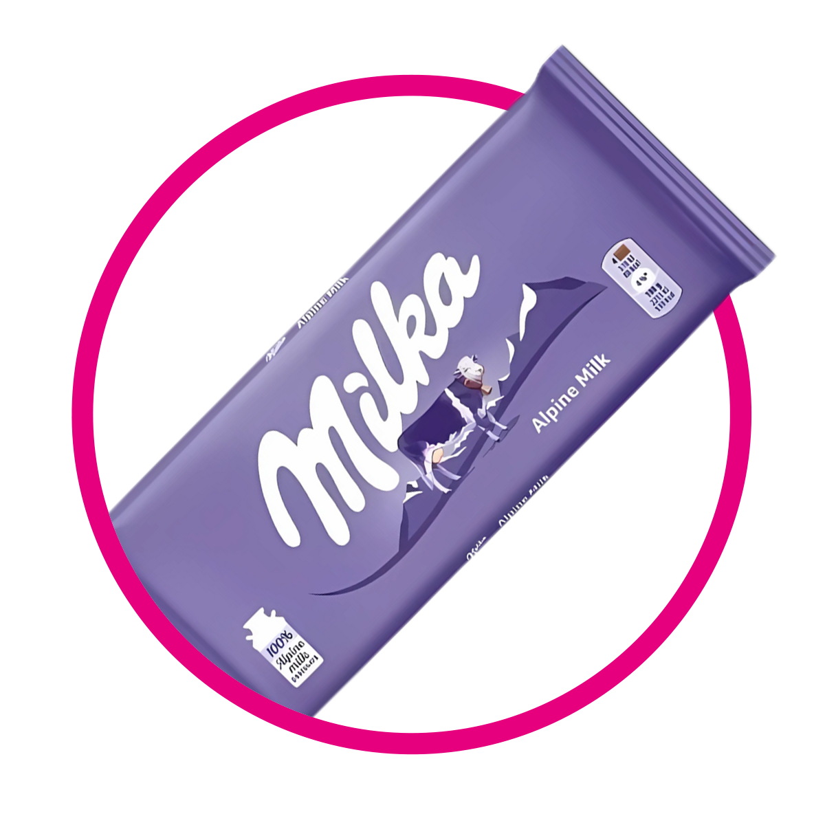 MILKA ALPHINE MILK BARRA 100GR