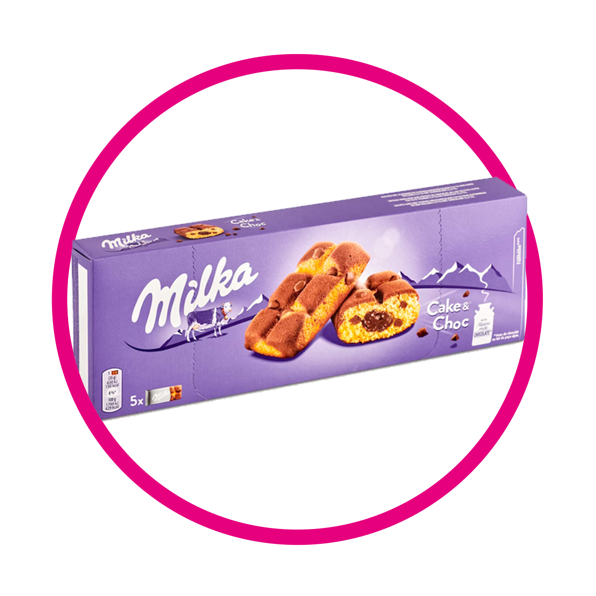 MILKA CHOCO CAKE CUPCAKE CAJA 175RG
