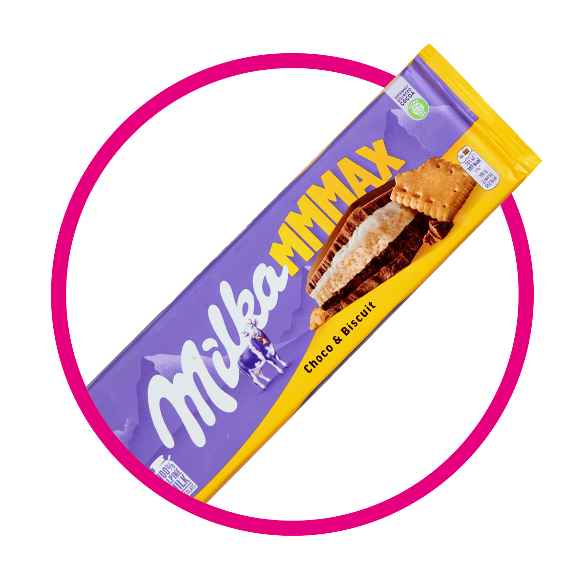 MILKA MMMAX CHOCO BISCUIT CHOCOLATE 270G&