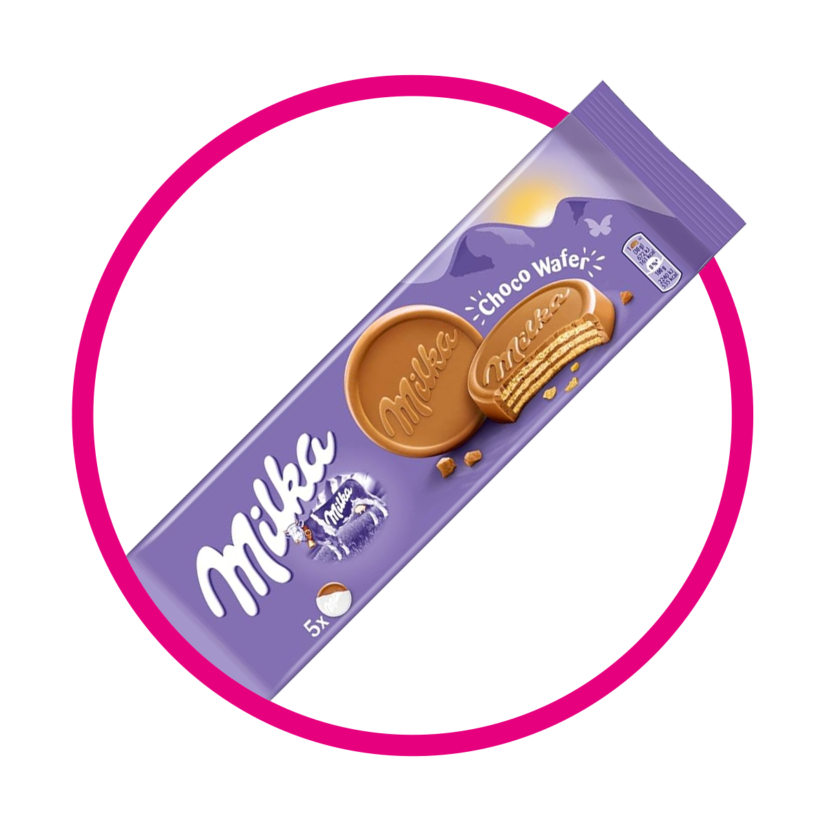 MILKA CHOCO WAFER COOKIE CAJA 150GR&