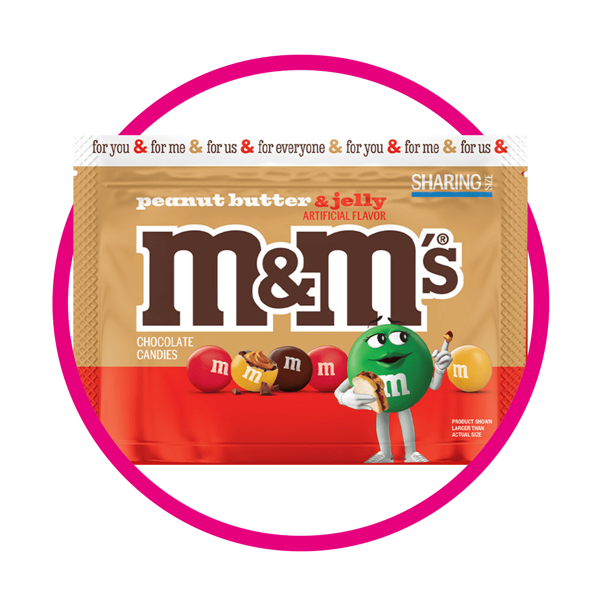 MMS PEANUT BUTTER JELLY BOLSA 243GR