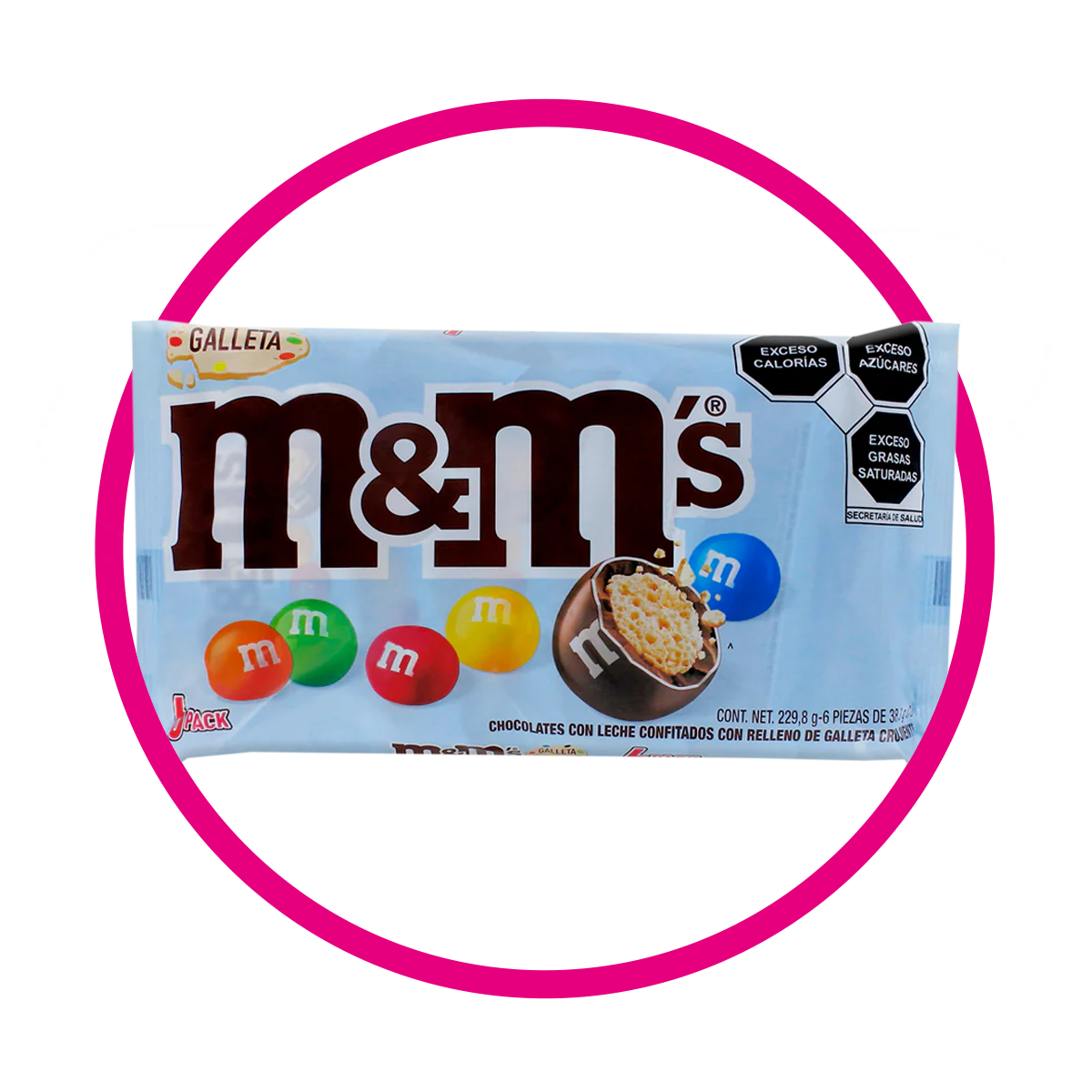 MM´S GALLETA CHOCOLATE BOLSA 38.3GR