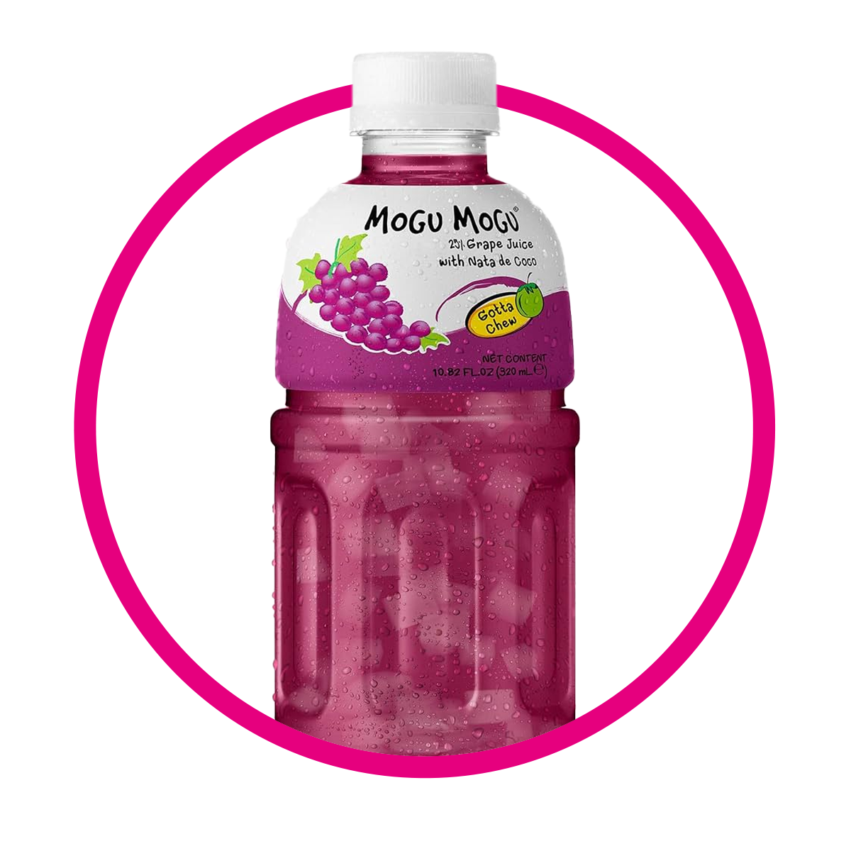 MOGU MOGU GRAPE JUICE BOTELLA 320ML
