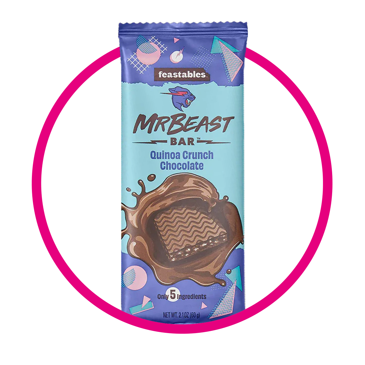 MR BEAST QUINOA CRUNCH BARRA 60G