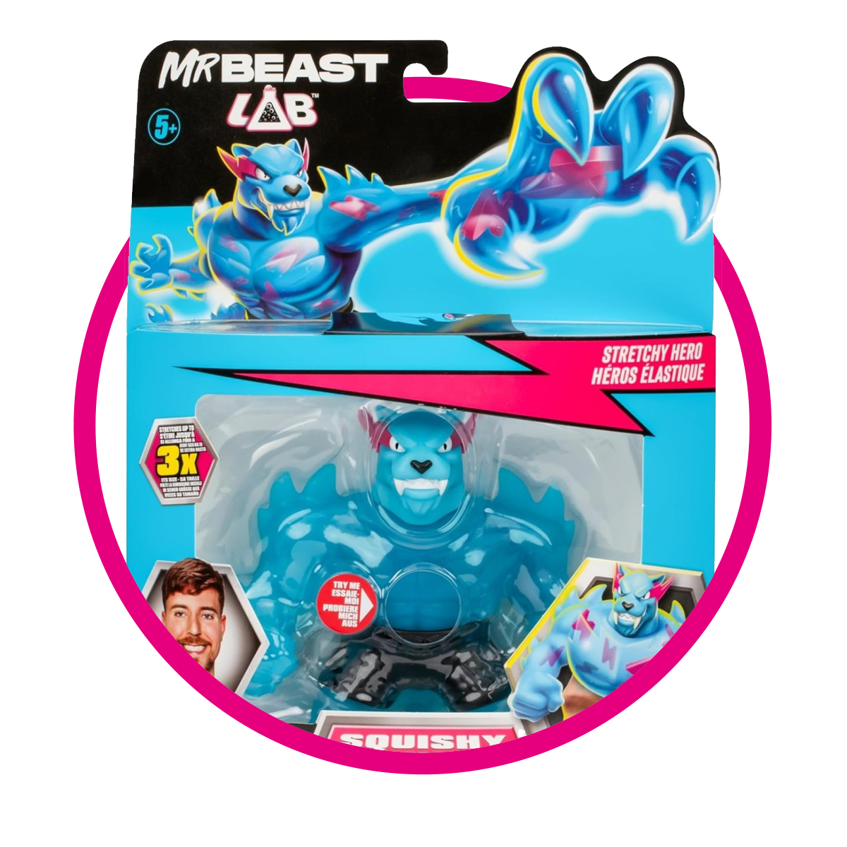 MR BEAST LAB SQUISHY HYPERCARGED PANTHER COLLECTABLE PIEZA