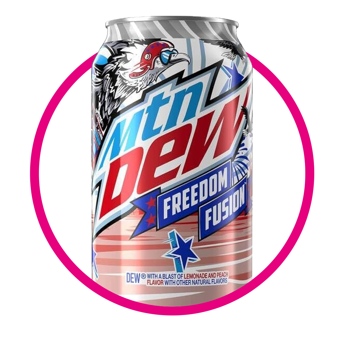 MTN DEW FREEDOM FUSION SODA LATA 355ML