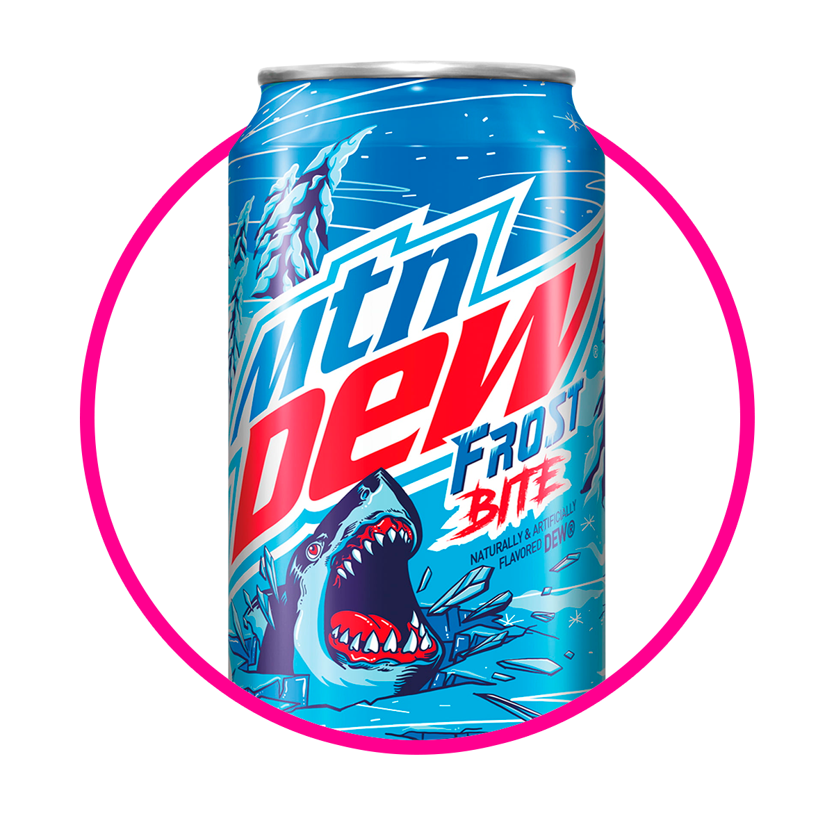 MTN DEW FROST BITE SODA LATA 355ML