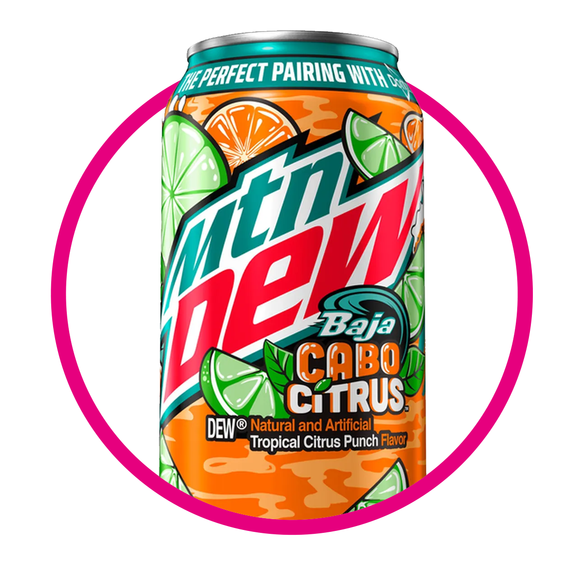 MTN DEW BAJA CABO CITRUS SODA LATA 355ML