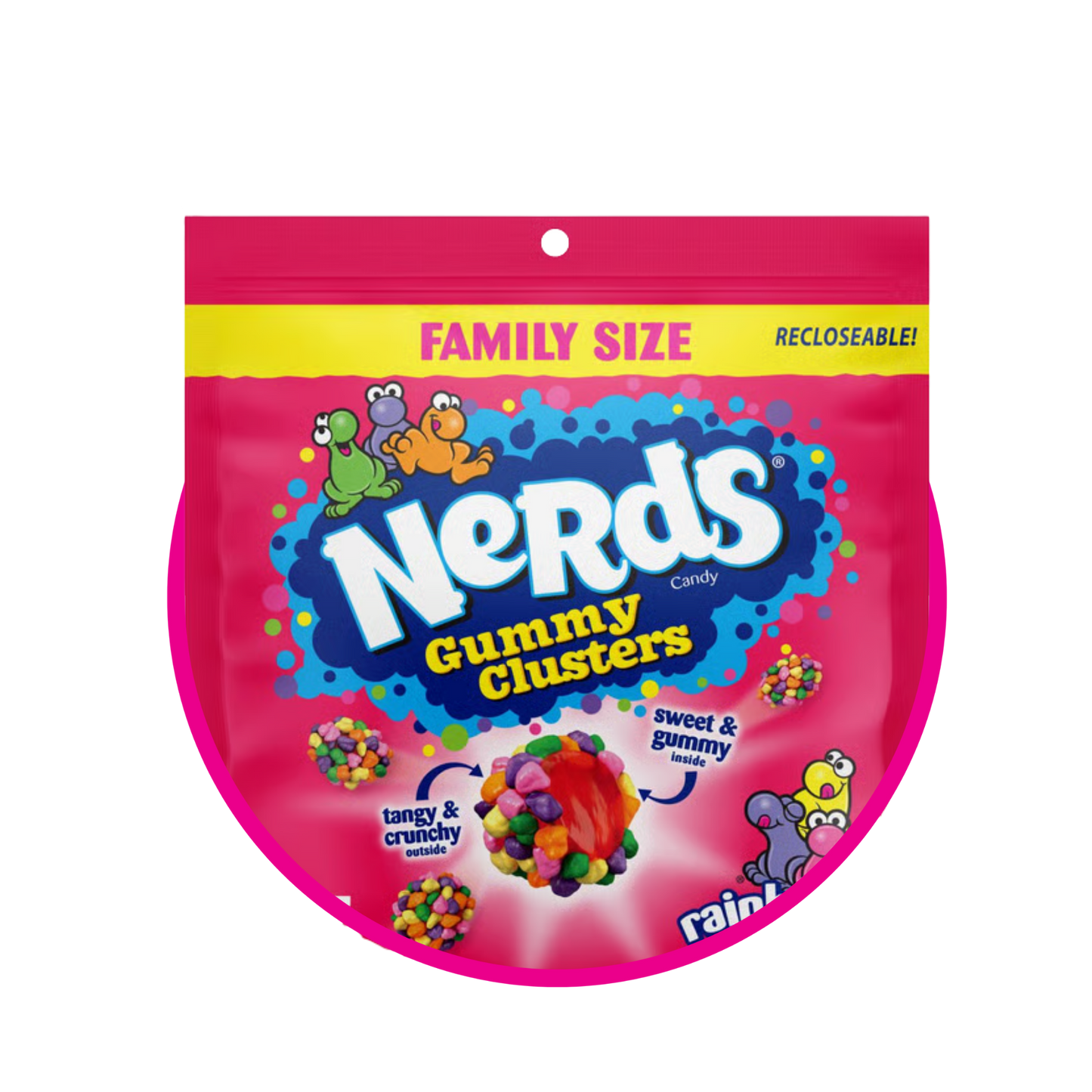 NERDS GUMMY CLUSTERS GUMMY BOLSA 524GR $%M