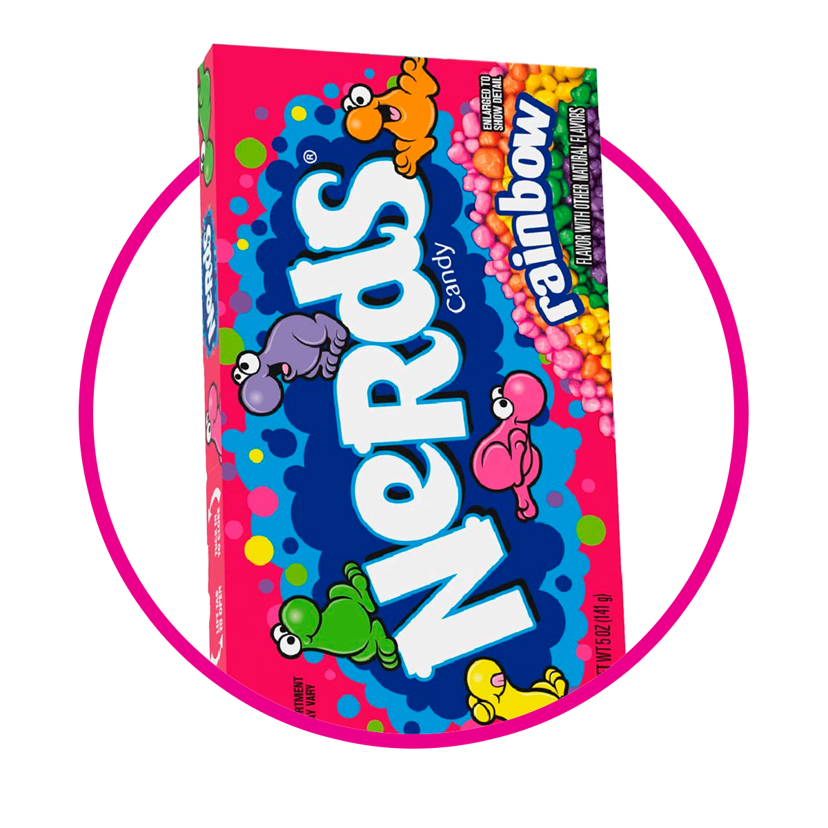 NERDS RAINBOW HARD CANDY CAJA 141G
