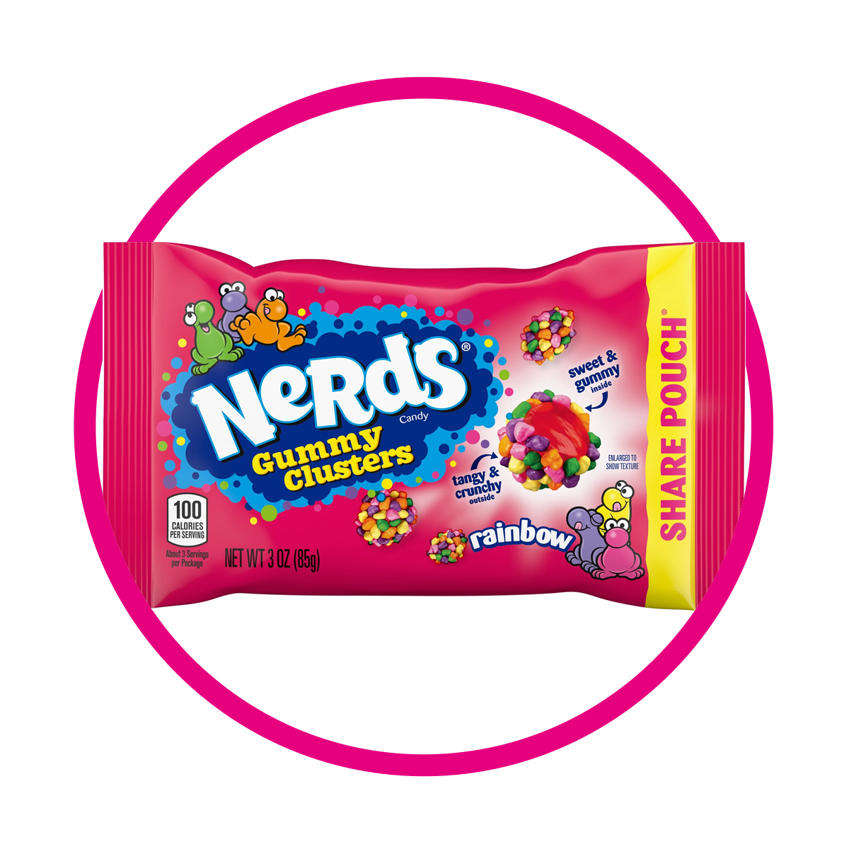 NERDS GUMMY CLUSTERS GUMMY BOLSA 85GR&