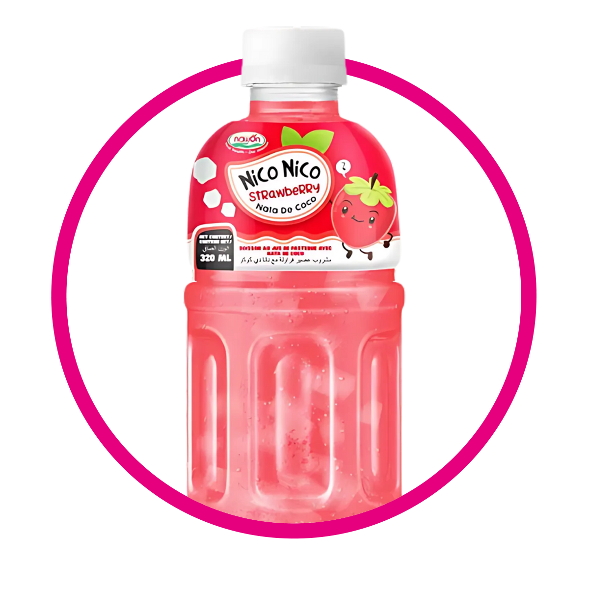 NAWON NICO NICO STRAWBERRY JUICE BOTELLA 320 ML