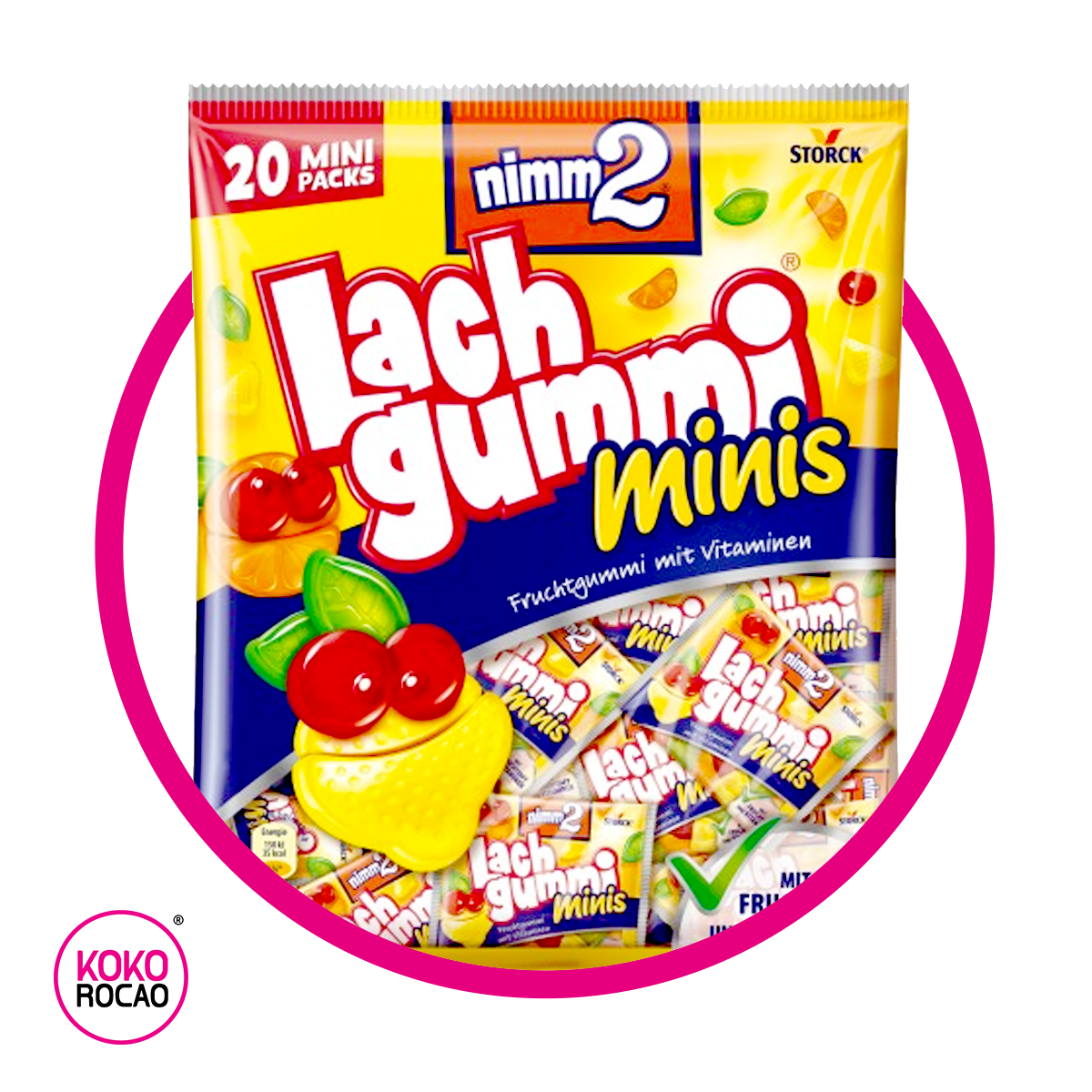 NIMM2 LANCH GUMMI MINI GUMMY BOLSA 210GR