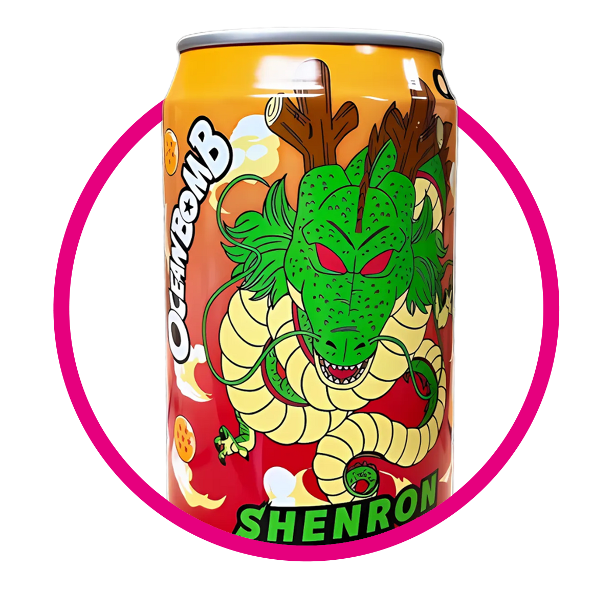 OCEANBOOMB SHENLONG SPARKLING ORANGE WATER LATA 330ML $%M