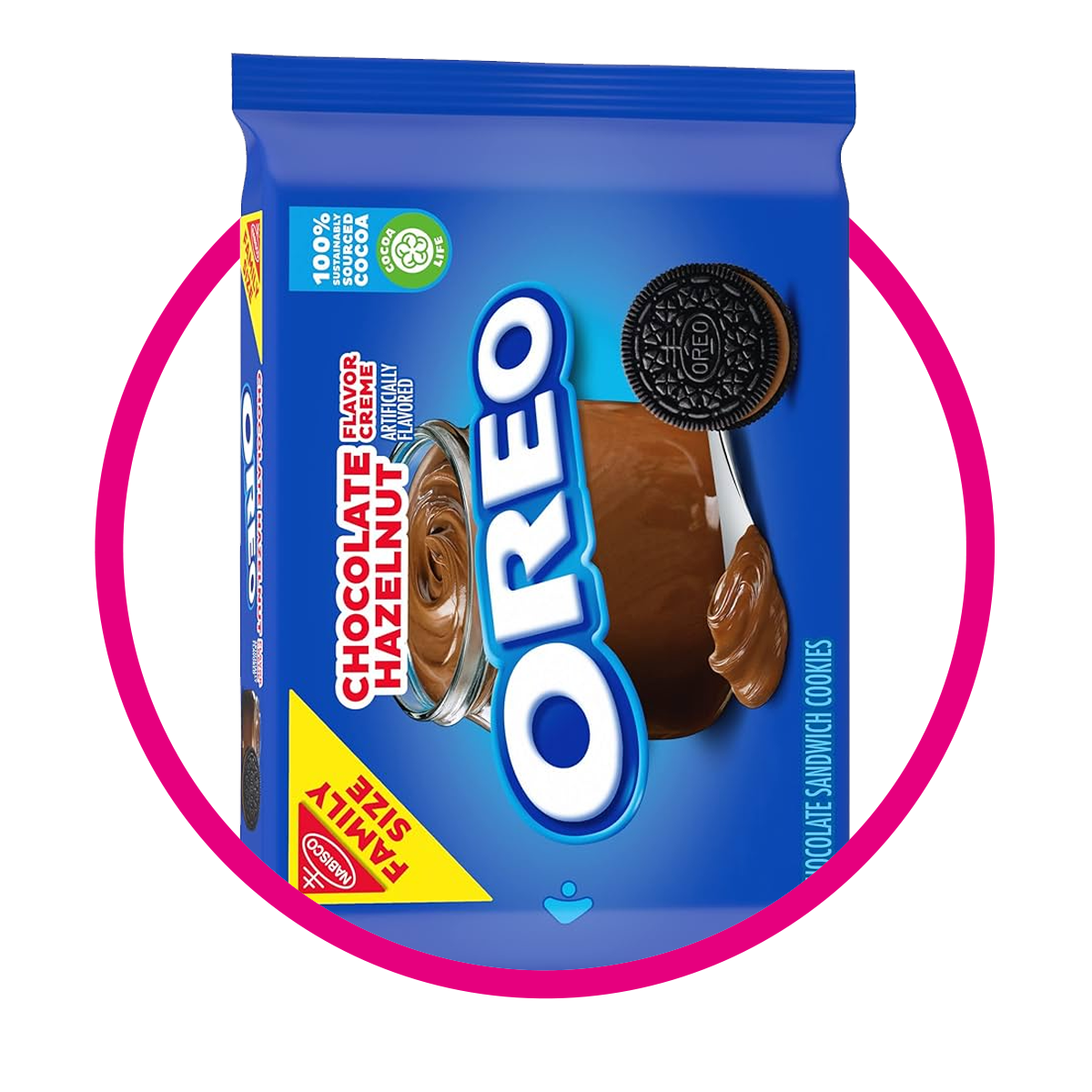 OREO GALLETAS CHOCOLATE HAZELNUT BOLSA 482 GR&