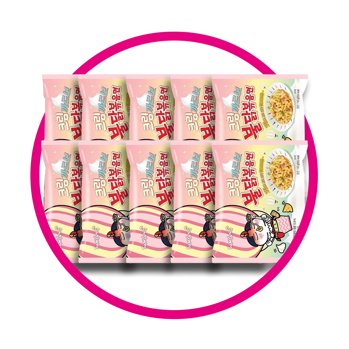 PAQUETE 10 RAMEN CARBONARA CREAM Bundle