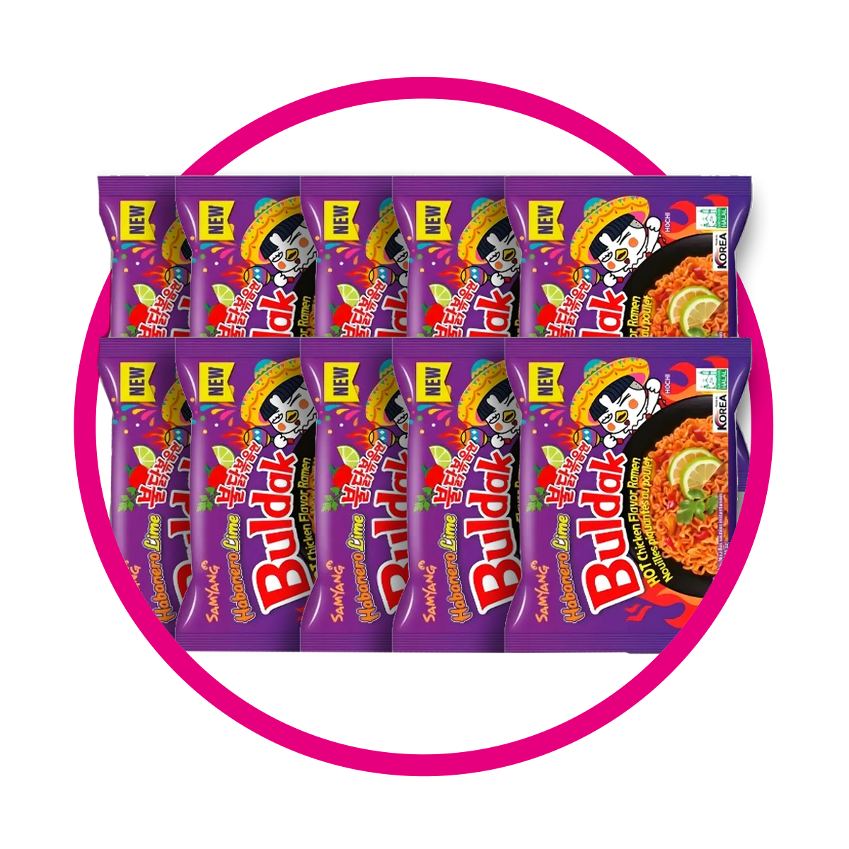 PAQUETE 10 RAMEN HABANERO LIMON Bundle