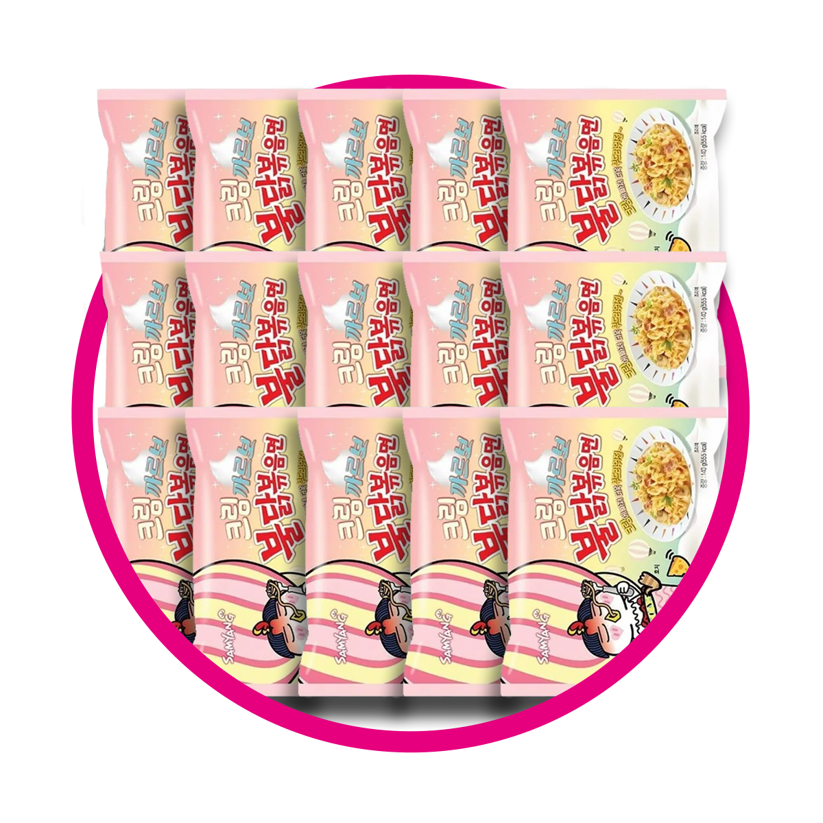PAQUETE 15 RAMEN CARBONARA CREAM Bundle