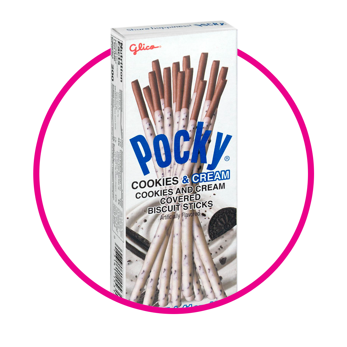 POCKY COOKIES CREAM COOKIE CAJA 40G