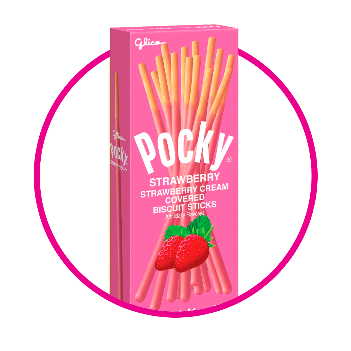 POCKY STRAWBERRY COOKIE CAJA 40G