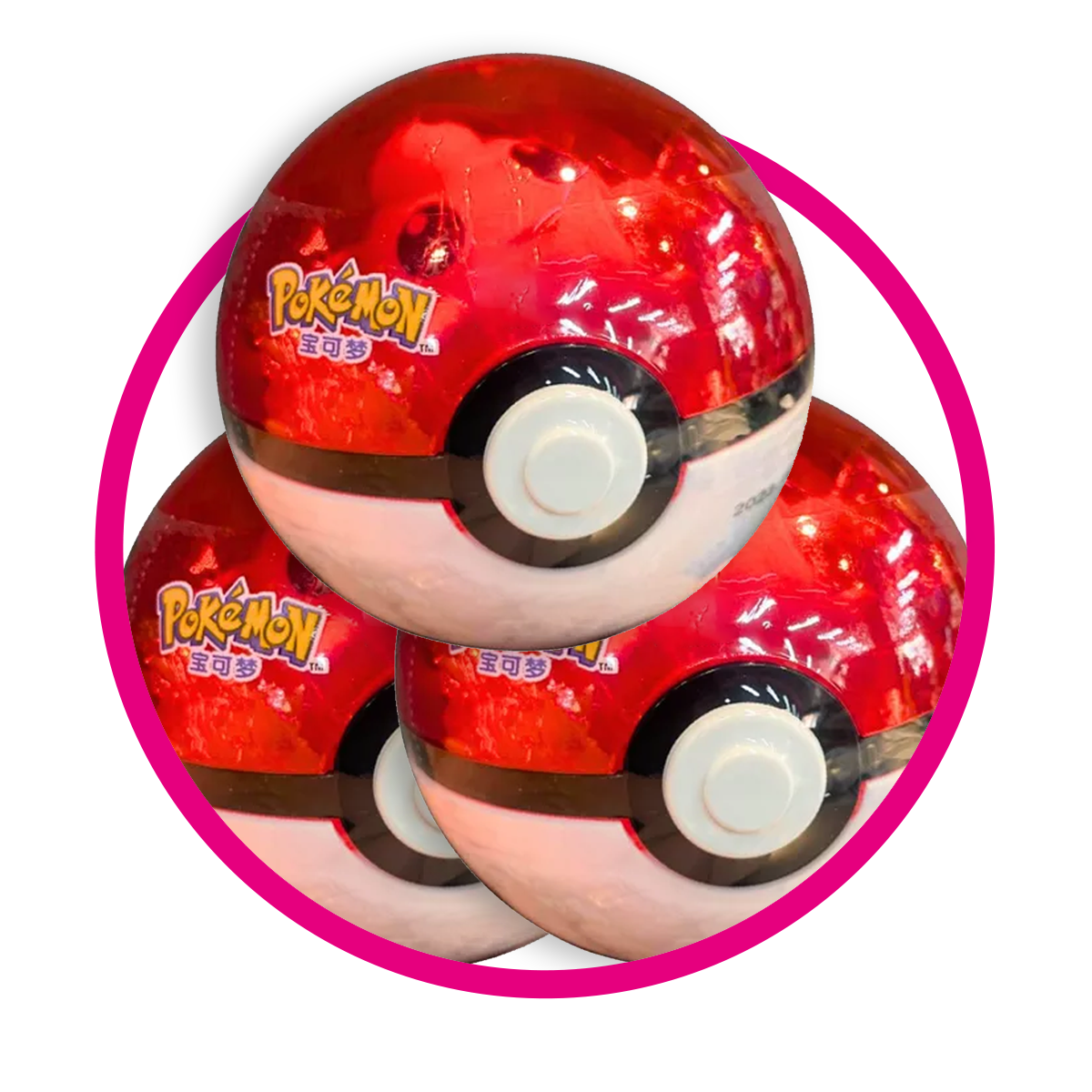 POKEMON POKEBALL COLLECTIONABLE 3 PIEZAS Bundle