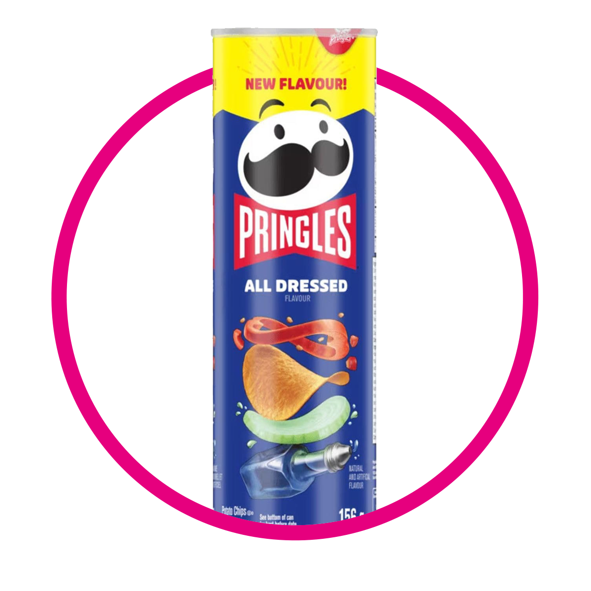 PRINGLES ALL DRESSED SNACKS LATA 158G $%M