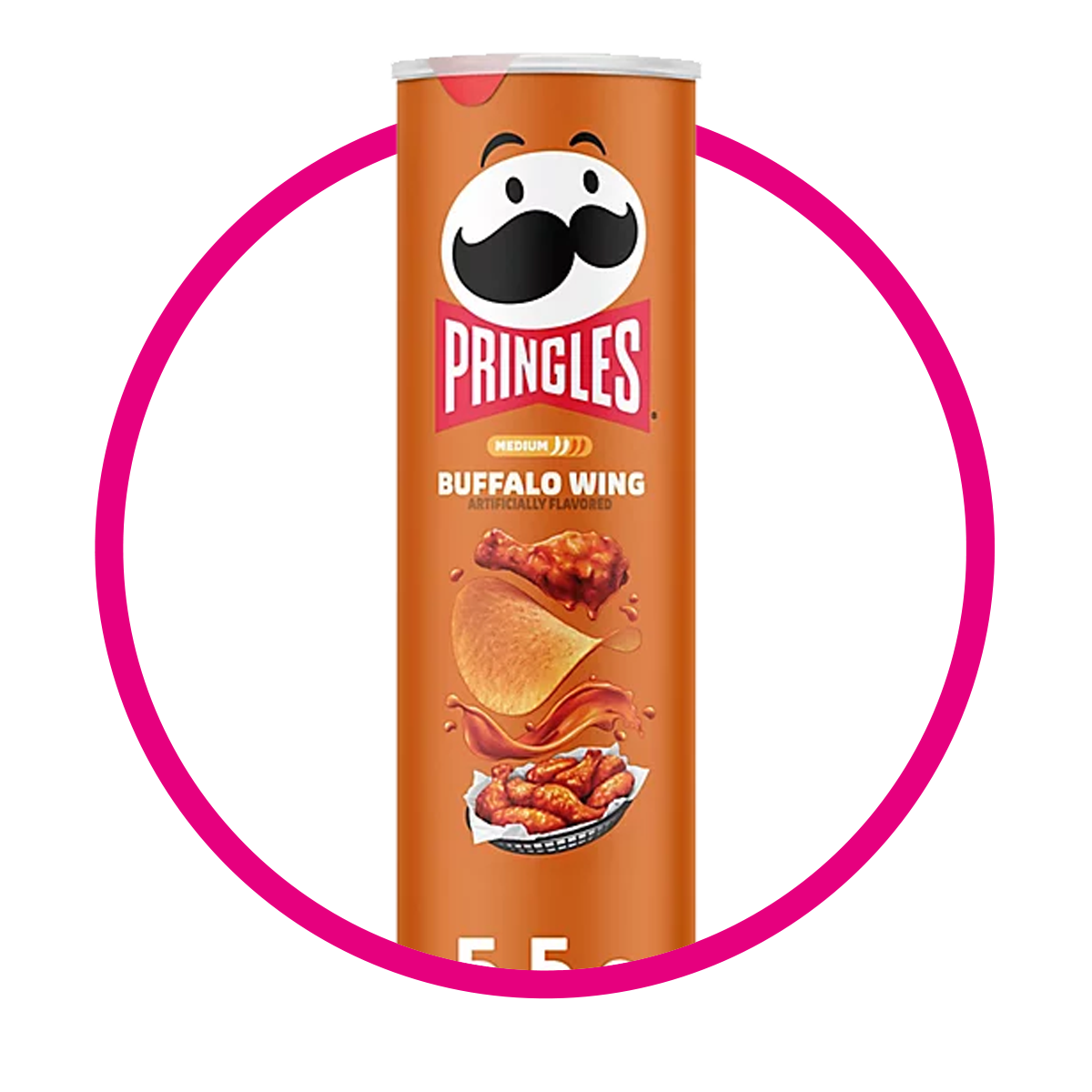 PRINGLES BUFFALO WING SNACKS LATA 158GR