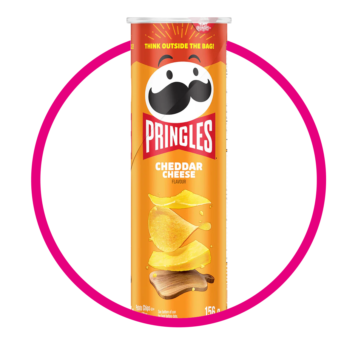 PRINGLES CHEDDAR CHEESE SNACKS LATA 158GR $%M