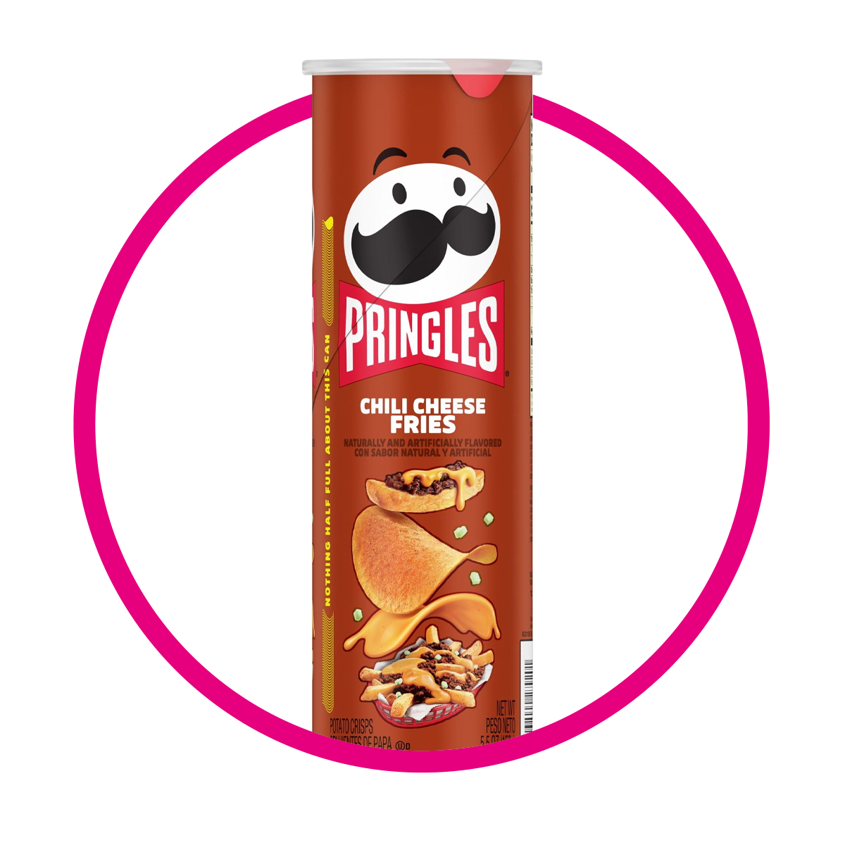 PRINGLES CHILI CHEESE FRIES SNACKS LATA 158G$%M