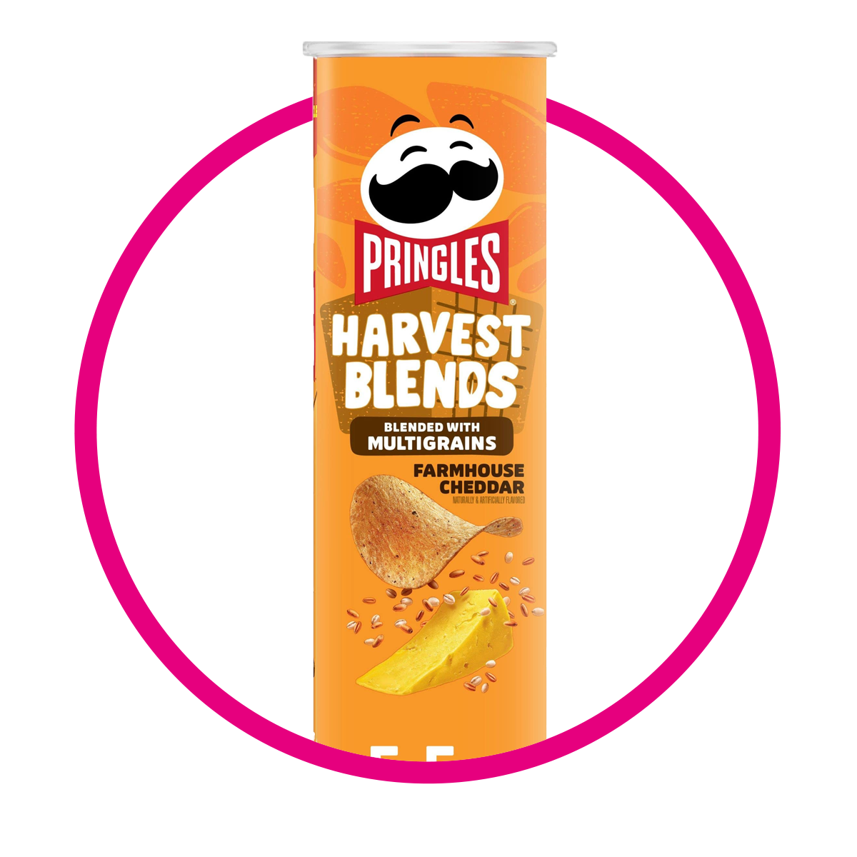 PRINGLES FARMHOUSE CHEDDAR SNACKS LATA 158G