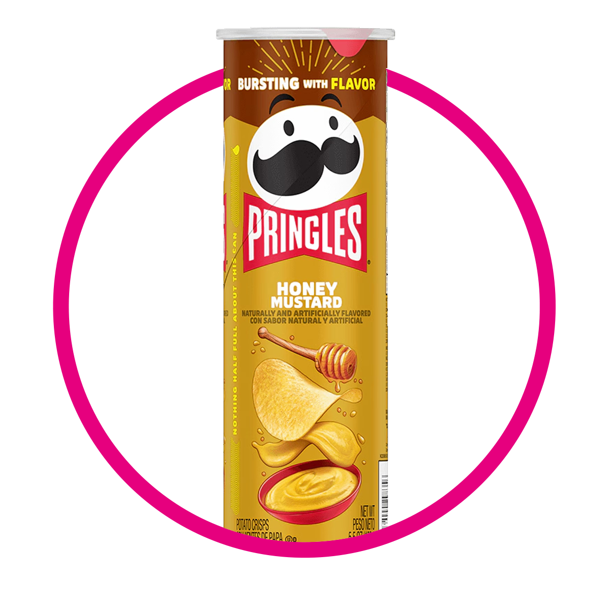 PRINGLES HONEY MUSTARD SNACKS LATA 158GR