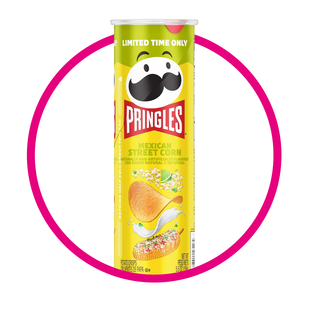 PRINGLES ELOTE SNACKS LATA 158G $%M