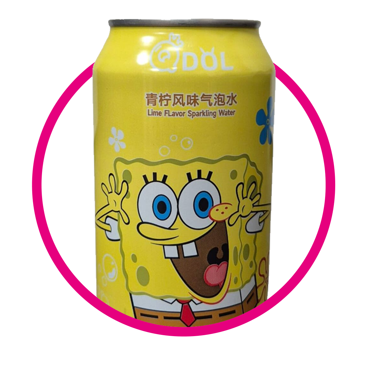 QDOL PIKACHU SPARKLING LIME WATER LATA 330ML $%M
