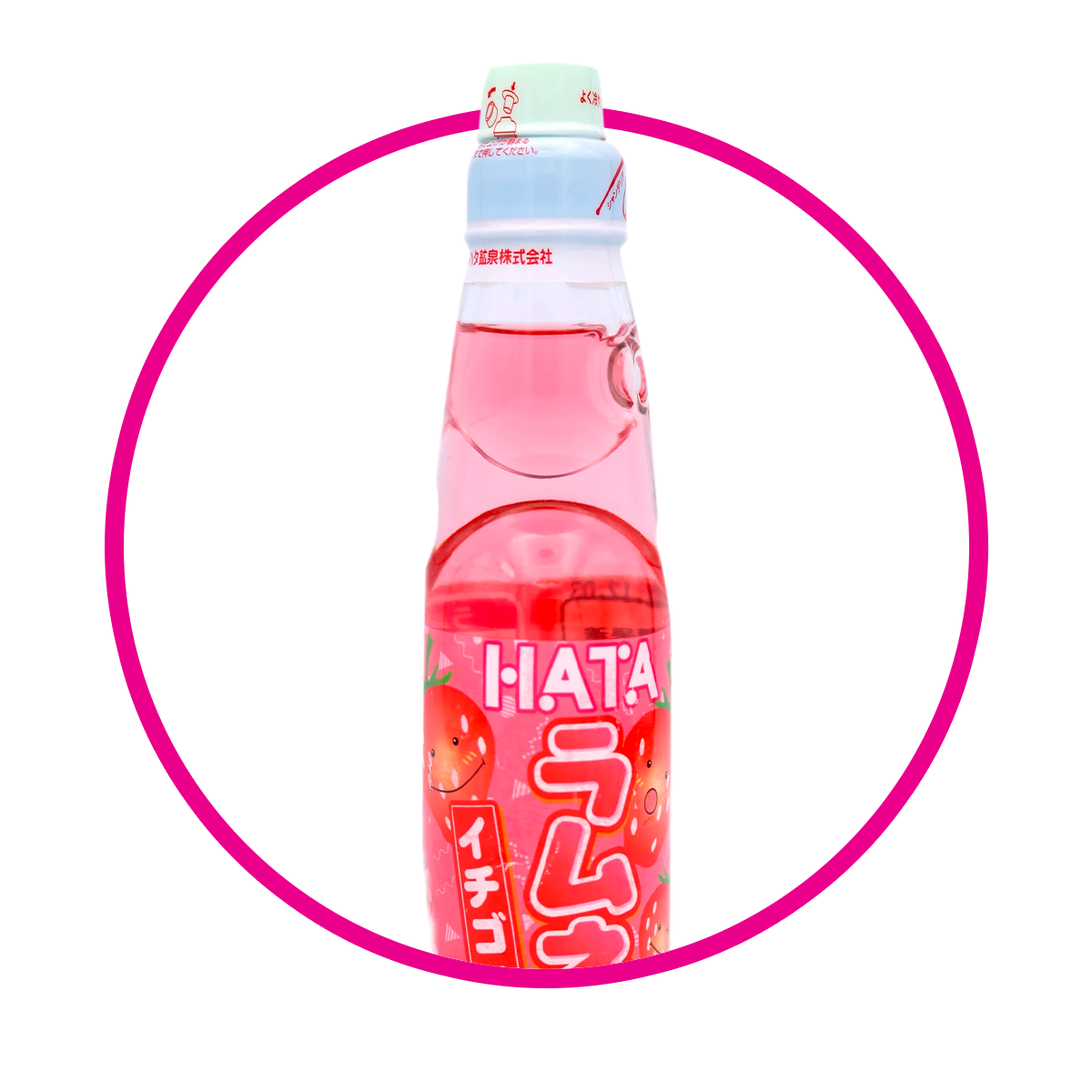 HATA RAMUNE STRAWBERRY SODA BOTELLA 200ML