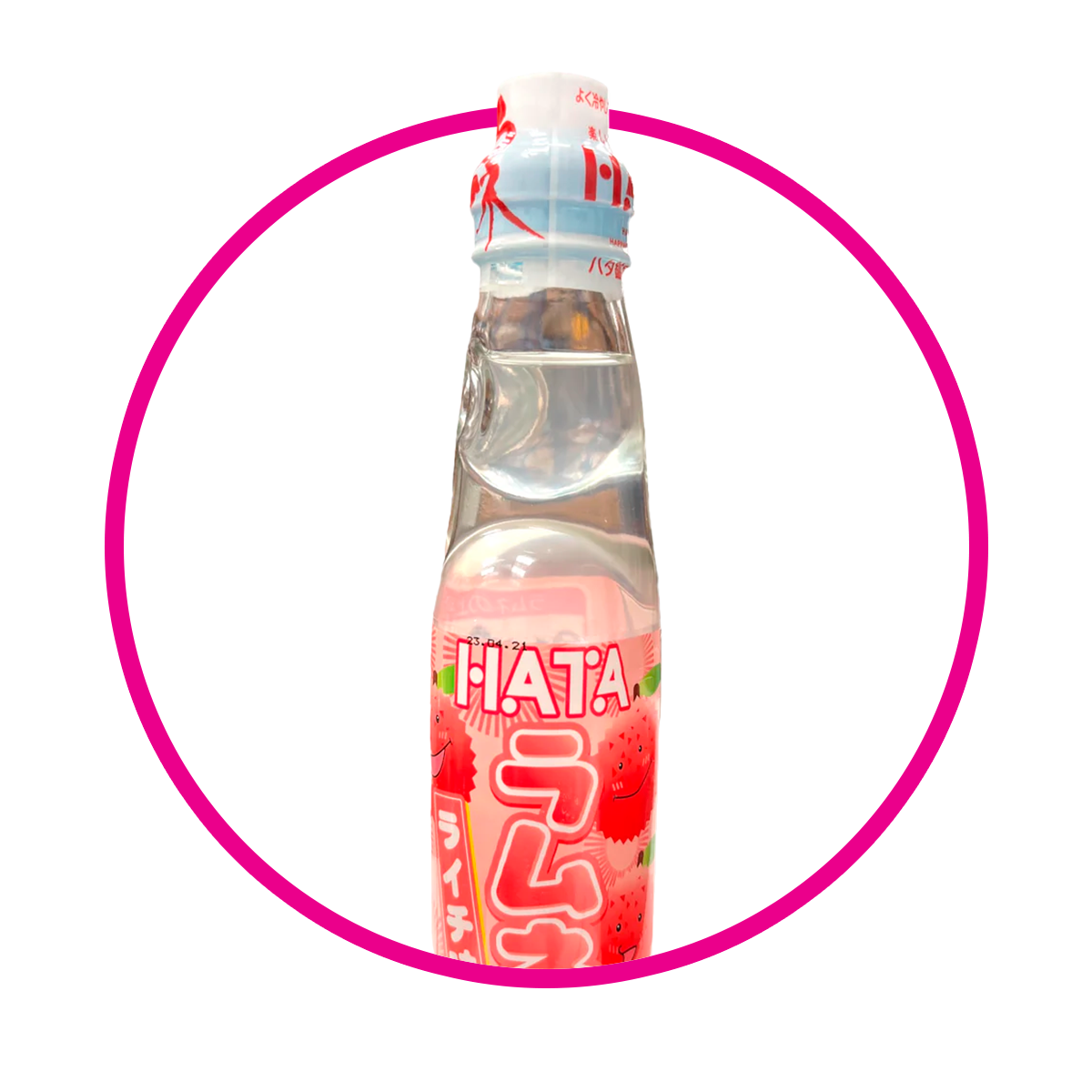 HATA RAMUNE LYCHEE SODA BOTELLA 200ML$