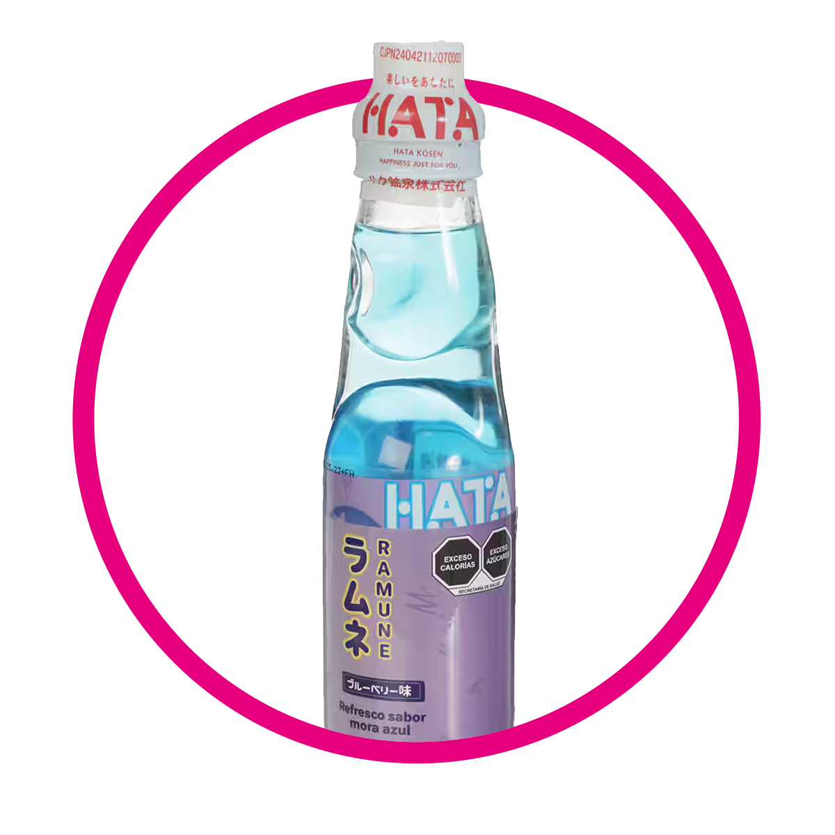 HATA RAMUNE BLUEBERRY SODA BOTELLA 200ML $%M