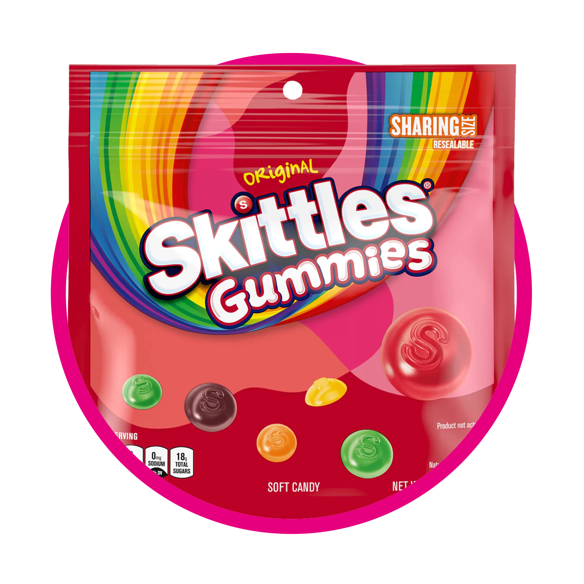 SKITTLES ORIGINAL GUMMY BOLSA 340.2G