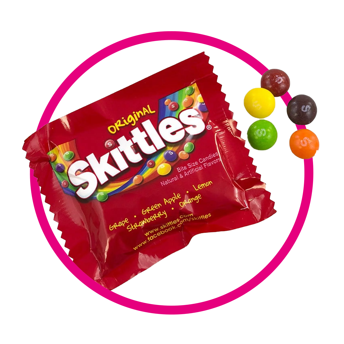 SKITTLES MINIS HARD CANDY BOLSA