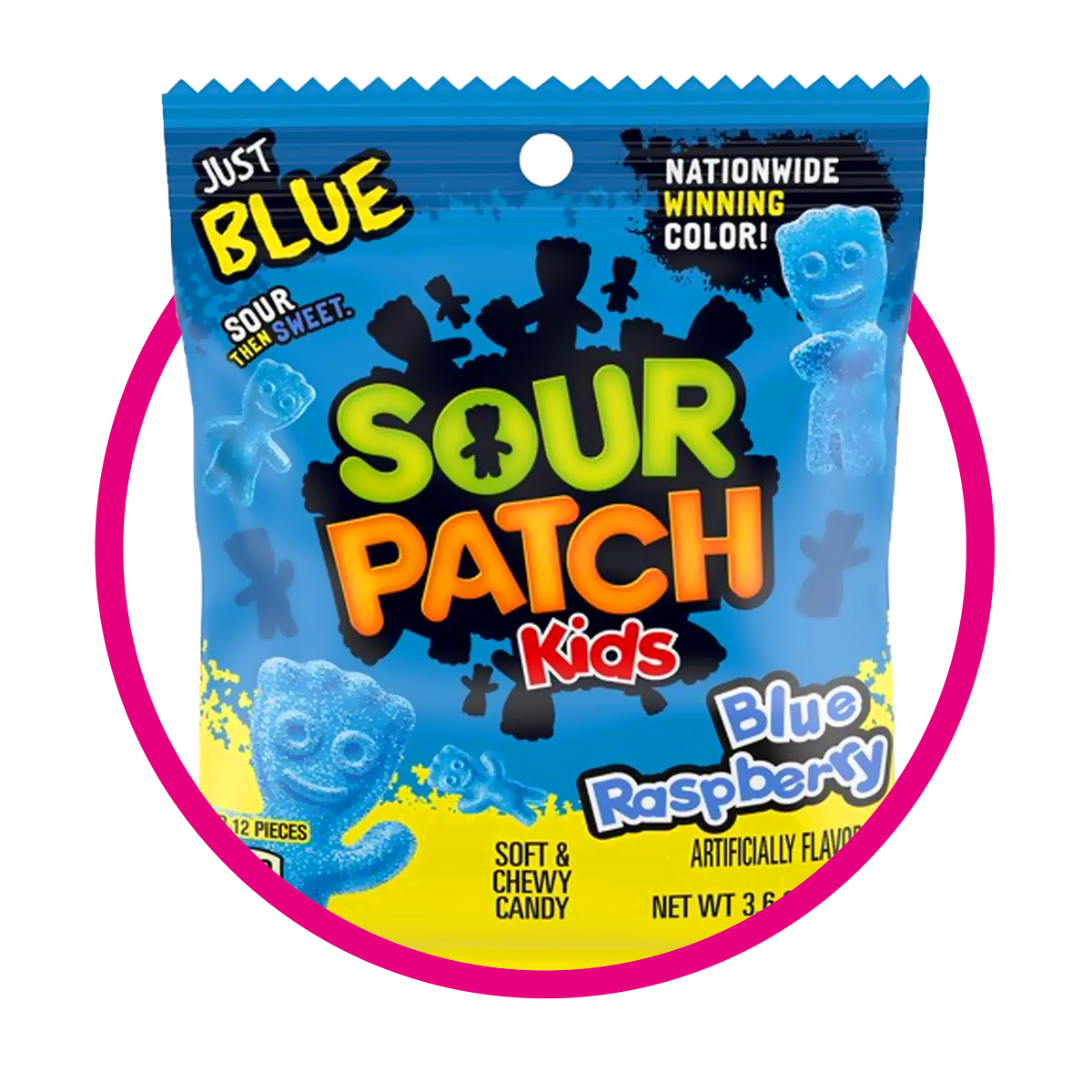 SOUR PATCH KIDS BLUE RASPBERRY BOLSA 102GR