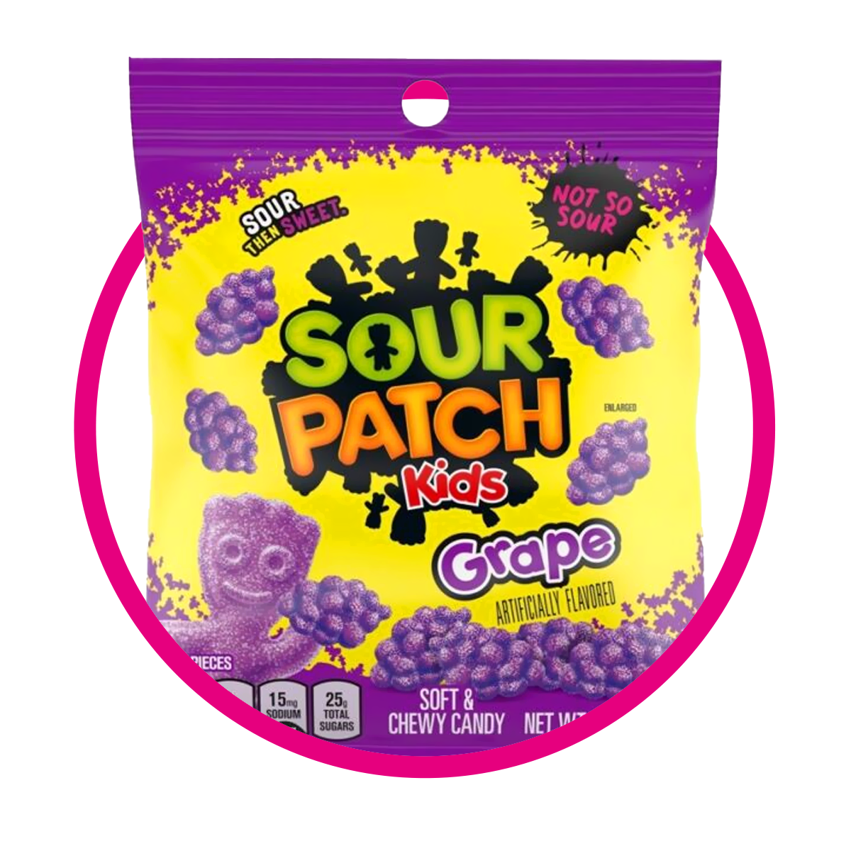 SOUR PATCH KIDS GRAPE GUMMY BOLSA 102GR&