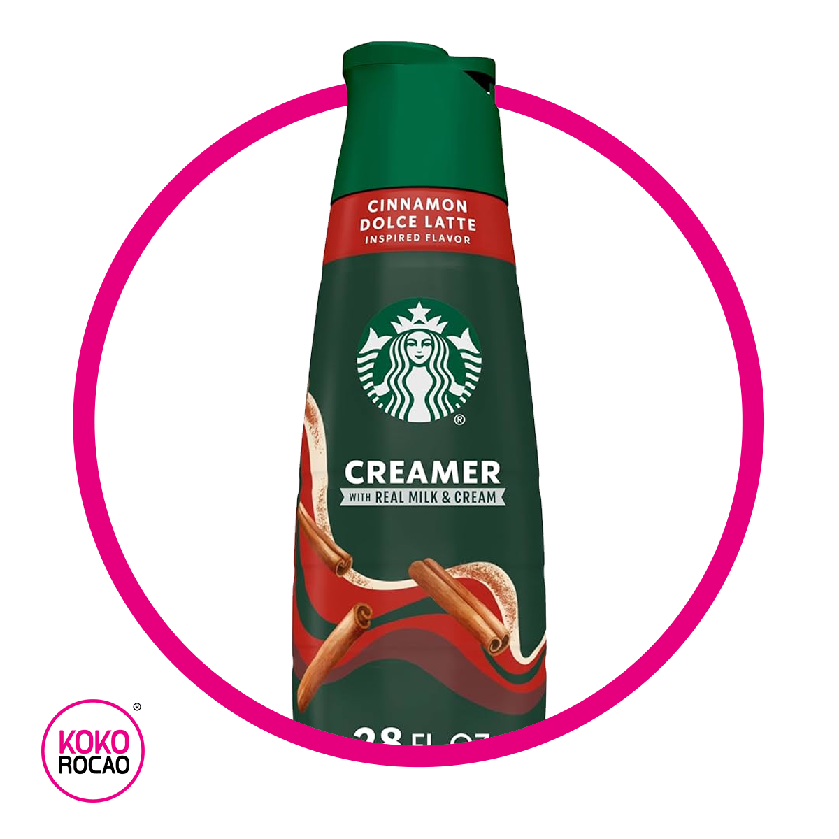 STARBUCKS CREAMER CINNAMON DOLCE LATTE MILK BOTELLA 828 ML$