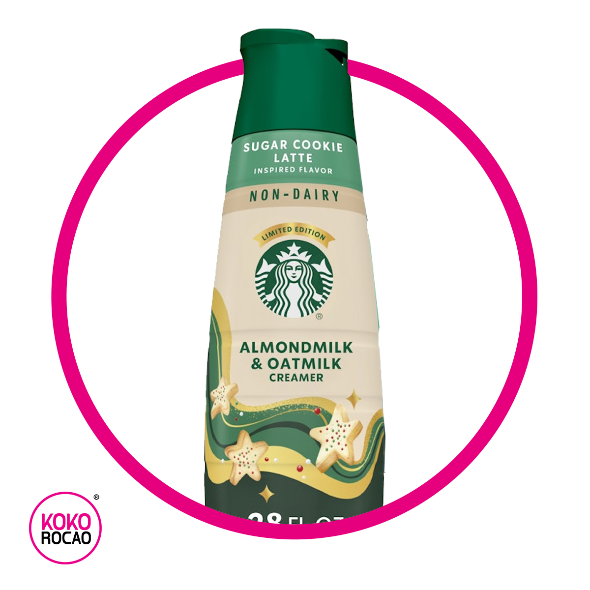 STARBUCKS CREAMER SUGAR COOKIE LATTE ALMOND MILK OATMILK BOTELLA 828ML&