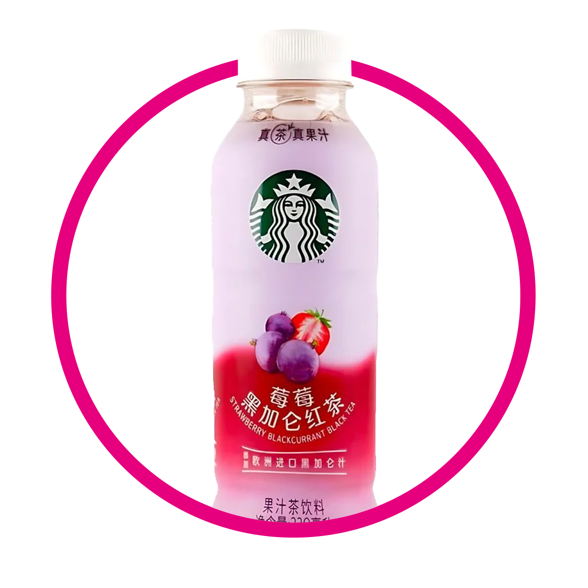 STARBUCKS BERRIES TEA JUICE BOTELLA 330ML&