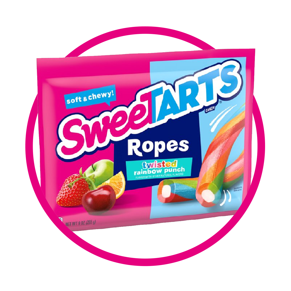 SWEETARTS ROPES TWISTED SOFT CANDY BOLSA 255G