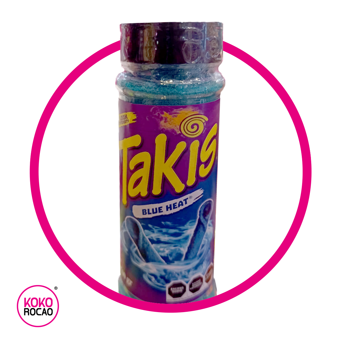 TAKIS POLVO BLUE HEAT BOTE&