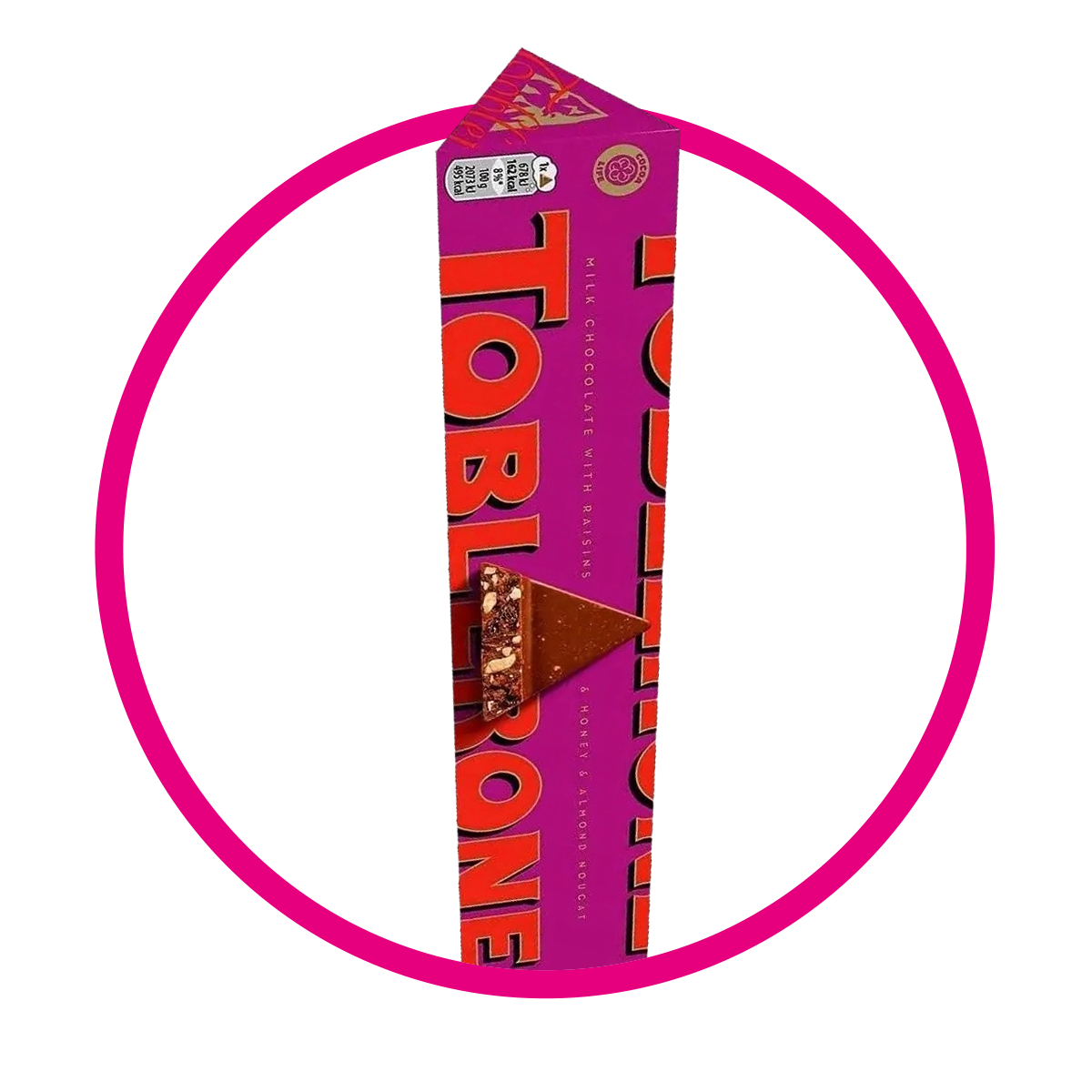 TOBLERONE FRUIT Y NUT 100 GR