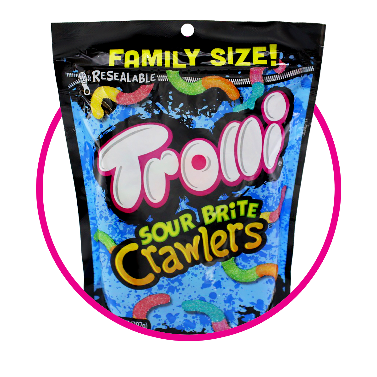 TROLLI SOUR BRITE CRAWLERS GUMMY BOLSA 396G